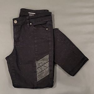 Club Monaco Black Accented Skinny Jeans